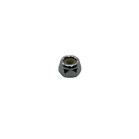 Suburban Bolt And Supply Nylon Insert Lock Nut, #8-32, Nylon, Zinc Plated A0420100NTM